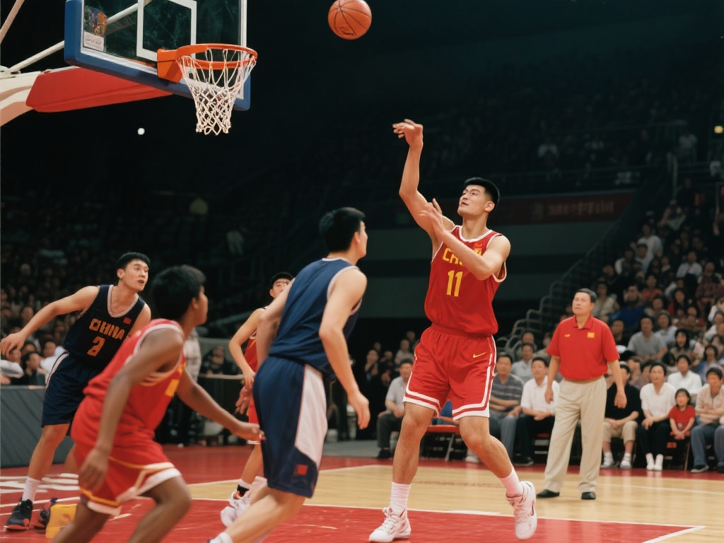 姚明传奇人生纪录 姚明出生于一个篮球世家,从小他的天赋就被